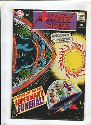 Buy Action Comics #365 - Superman's Funeral! - (6.0) 1968 • 15.95£