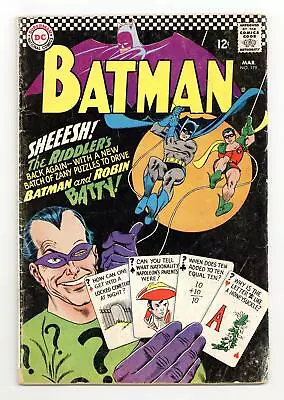 Buy Batman #179 GD+ 2.5 1966 • 37.30£