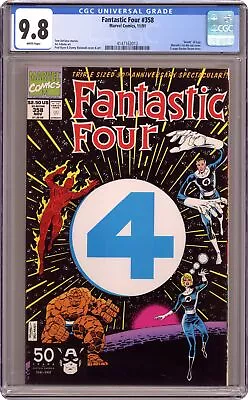 Buy Fantastic Four #358 CGC 9.8 1991 4147162012 • 131.07£