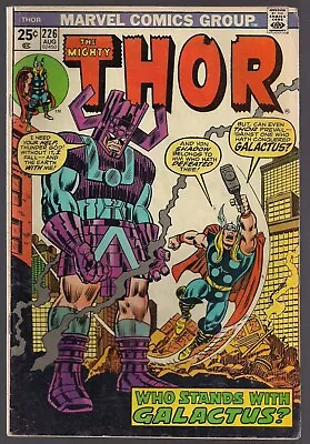 Buy Thor Mighty #226 Marvel 1974 Firelord 2nd Appear + Galactus  Battle Beyond  Fnvf • 20.67£