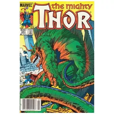 Buy Thor (1966 Series) #341 Newsstand In Very Fine + Condition. Marvel Comics [r. • 5.65£