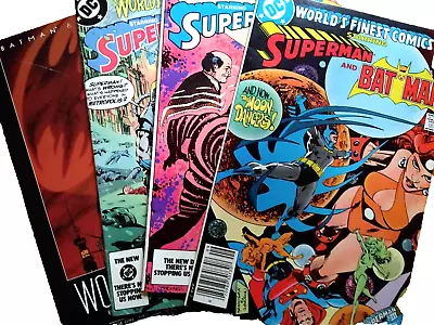 Buy Worlds Finest Superman Batman Lot Of 4 Comics #295-303-304 Plus Book 1 DC Comics • 11.85£
