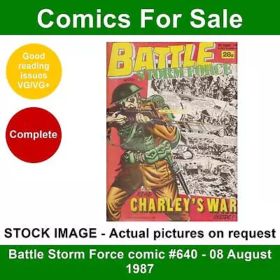 Buy Battle Storm Force Comic #640 - 08 August 1987 - VG/VG+ • 3.49£