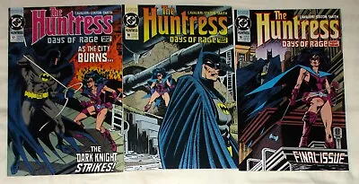 Buy Batman/Huntress: Days Of Rage (COMPLETE SET, 1990) DC Comics #17,18,19 • 5£