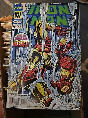 Buy Iron Man #318 July 1995 Molten Metal Marvel Comics • 5.53£