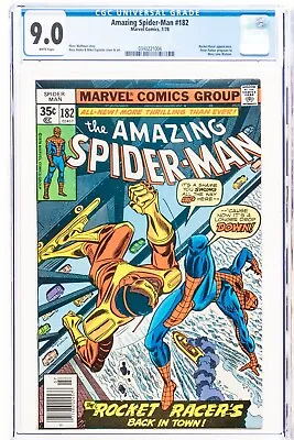 Buy 🔥Amazing Spider-Man #182 1978 CGC 9.0 - Peter Parker Proposes To Mary Jane Wats • 54.40£