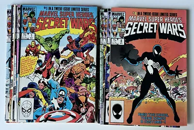 Buy Marvel Super Heroes Secret Wars 1 2 3 4 5 6 7 8 9 10 11 12 Marvel 1984 1-12 Set • 345£