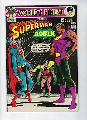 Buy World's Finest # 200 DC Comics - Superman & Robin Neal Adams Cover Feb 1971 • 7.95£