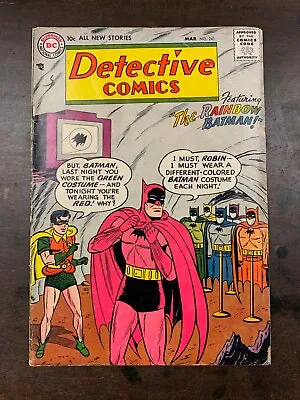 Buy Detective Comics #241 ,  1957, VG/VG- RAINBOW BATMAN! • 434.45£