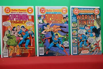 Buy 1977 DC-Superman Family #184-186- Worlds Finest #263 -1980   VF- • 7.90£