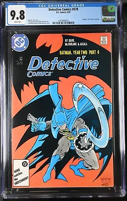 Buy Detective Comics #578 CGC 9.8 9/87 D.C. Comics FRESH SLAB 🔥🍎👁🔑 • 145.85£