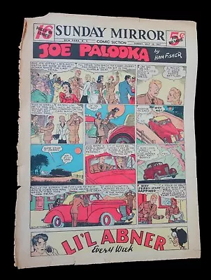 Buy 1941 Sunday Mirror Sunday Comics - First 2 Pages - Joe Palooka, Barney Baxter • 17.34£