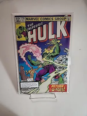 Buy The Incredible Hulk #276 (Marvel 1982) Newsstand, 2nd Team Iron Clad App • 11.19£