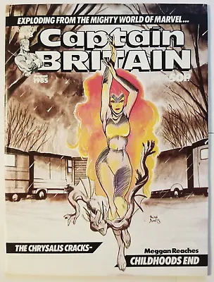 Buy Captain Britain Issue #8 VF (1985, Marvel UK Comics) Origin Of Meggan • 23.74£
