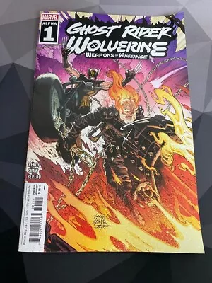 Buy Marvel Comics Ghost Rider Wolverine Weapons Of Vengeance #1 Oct 2023 Nm • 6.99£