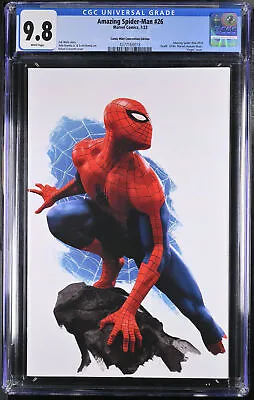 Buy Amazing Spider-Man #26 (07/2023) - NYCC Grassetti Virgin Var Ltd To 1000 CGC 9.8 • 23£