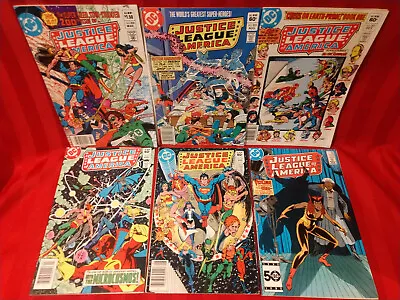 Buy JUSTICE LEAGUE OF AMERICA Lot Of 6 Bronze Age (1982-85) DC Comics G/VG/NM! • 16.63£