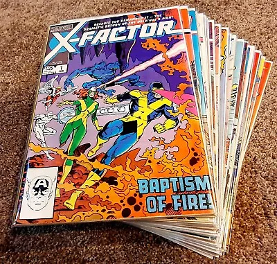 Buy 28x X-Factor Set (1986) Issues 1-13, 15-24, 27-28, 76, Annual 1-2 X-Men, Phoenix • 153.30£