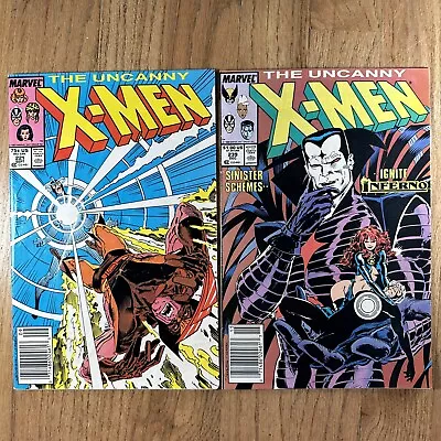 Buy Uncanny X-Men 221, 239 1st Mr. Sinister App & Cvr Newsstand Marvel 1987 FNVF🔥🔑 • 71.21£