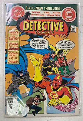 Buy Detective Comics #493 NS 8.5 VF+ 1st App Of Swashbucklers  (1980) • 22.07£