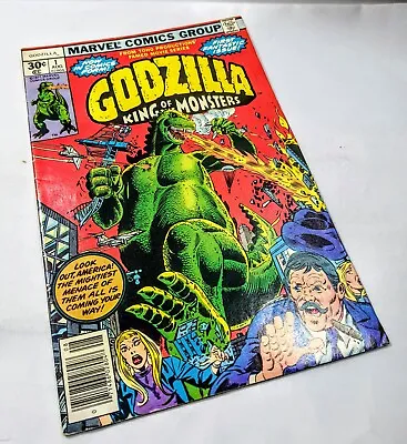 Buy Godzilla #1 | 1977 | Marvel Comics |  Moench | Trimpe • 89.60£