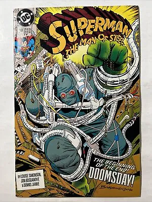 Buy Superman The Man Of Steel 18 4th Print HTF Variant 1st Doomsday Death James Gunn • 19.91£