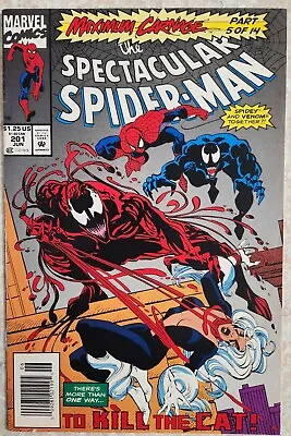 Buy The Spectacular Spider-Man #201 Marvel Comics 1993 • 3.11£