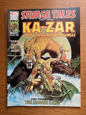 Buy Savage Tales Ka-zar Vol 1 No 9 Curtis Magazine 1975 • 12£