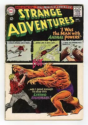 Buy Strange Adventures #180 GD 2.0 1965 1st App. And Origin Animal Man • 107.55£