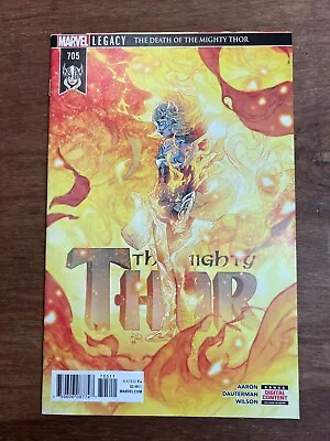 Buy Mighty Thor 705 Marvel Comics Death Of Jane Foster 2018 • 3.16£