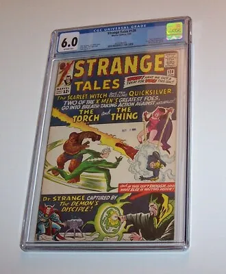 Buy Strange Tales #128 - Marvel 1965 Silver Age Issue - CGC FN 6.0 • 98.95£