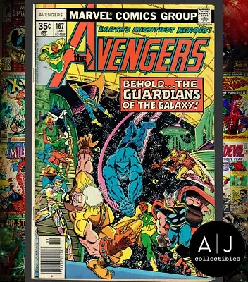 Buy AVENGERS #167 VG/FN 5.0 Marvel 1978 • 6.35£
