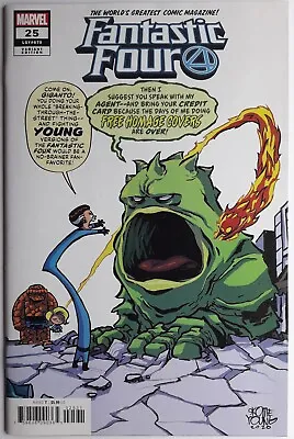 Buy Fantastic Four #25 2020 Skottie Young Variant Cover Marvel 1st Print New Boarded • 20£