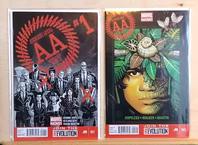 Buy Avengers Arena #1 And 2 (2013) KEY 1st Appearance Of Cullen Bloodstone NM Unread • 20£