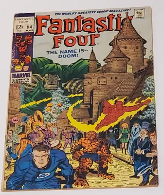 Buy Fantastic Four #84 (1968) Vs Dr Doom 1st App Doom's Servo-guards By Lee & Kirby • 19.71£
