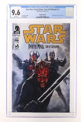 Buy Star Wars: Darth Maul - Son Of Dathomir #1 - 2014 CGC 9.6 VARIANT • 235.72£