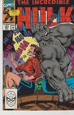Buy Marvel Comics Incredible Hulk #373 (1990) 1st Print F • 3.25£