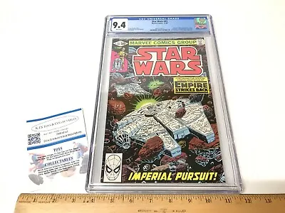 Buy Star Wars # 41 CGC 9.4 1st App. Yoda Empire Strikes Back Part 3 1980 Marvel  • 102.65£