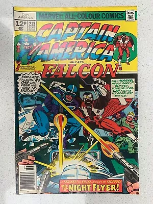 Buy  Marvel Captain America And The Falcon Us Comic (1968) #213 Jack Kirby • 7.99£