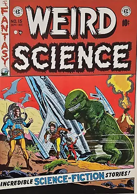 Buy Weird Science Comic Cover Poster~1979 EC Comics No.15 Wally Wood Russ Cochran ~ • 23.58£