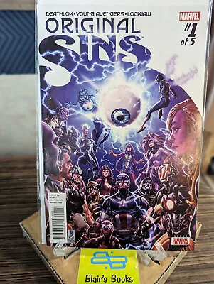 Buy Marvel's ORIGINAL SINS #1 [2014] Near Mint; MCU Heroes All Have A Sin To Confess • 3.21£