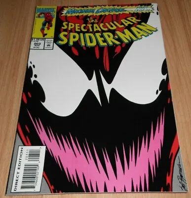 Buy Spectacular Spider-Man (1976 1st Series) #203...Published Aug 1993 By Marvel • 11.95£