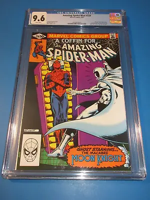 Buy Amazing Spider-man #220 Bronze Age Moon Knight CGC 9.6 NM+ Gorgeous Gem Wow • 127.27£