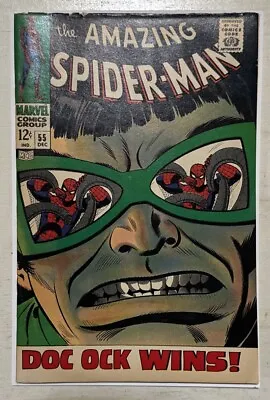 Buy Amazing Spider-Man #55 - STUNNING - Doc Ock - Marvel Comics 1967 • 118.70£
