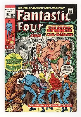 Buy Fantastic Four #102 VG/FN 5.0 1970 • 17.59£