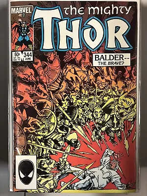 Buy The Mighty Thor #344 Bronze Age 1st Maliketh Dark Elf Odin High Grade Copper Age • 10.24£