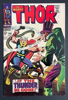 Buy Thor #146 - The Mighty Marvel Comics 1967 Origin Of The Inhumans VF • 50.45£
