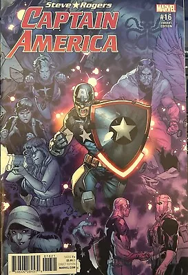 Buy Marvel Comics Captain America Steve Rogers #16 Variant Edition • 4.79£