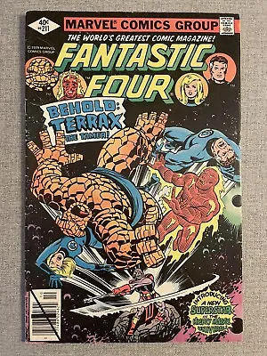 Buy Fantastic Four #211 Marvel 1979 1st Appearance Terrax The Tamer John Byrne • 11.82£