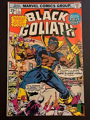 Buy Black Goliath 1 VG-FN -- Origin And 2nd App., Cameos By Iron Man, Luke Cage 1976 • 17.27£